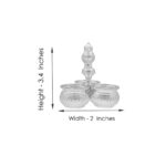 Designer Silver Kumkum Dabbi