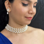 Abarna 1 Line Pearl Choker