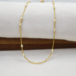 Hana 18Kt Gold Pearl Chain
