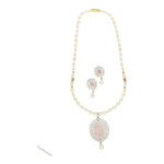 Celestial Charm Pearl Necklace Set