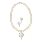 Dazzling Divinity Pearl Necklace Set