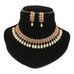 Seraphic Sparkle Pearl Necklace Set