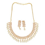 Seraphic Sparkle Pearl Necklace Set