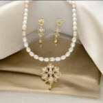 Meena Pearl Necklace Set