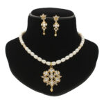 Meena Pearl Necklace Set