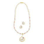 Radiant Reverie Pearl Necklace Set