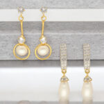 Vyom Pearl Earrings Pack 2