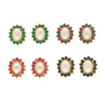 Lubov Pearl Earrings Pack 4