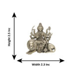 65 Grams Durga Mata Silver Idol