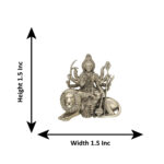 15 Grams Durga Mata Silver Idol