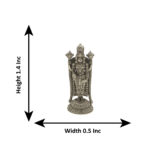 5 Grams Danda Balaji Silver Idol