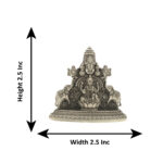 44 Grams Sri Balaji Laxmi Silver Idol