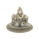 25 Grams krishna Bhagwan Silver Idol