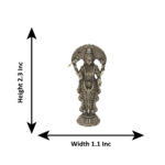 17 Grams Vasavi Mata Silver Idol