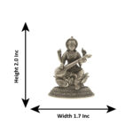 24 Grams Saraswati Devi Silver Idol