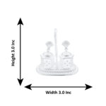 60 Grams Silver Kumkum Haldi Holder