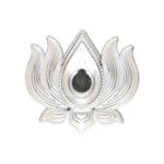 32 Grams Silver small Lotus Pair Diyas