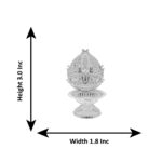 21 Grams Silver Lord Balaji Diya