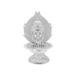 21 Grams Silver Diya With Durga Mata