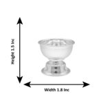 42 Grams Silver Traditional Pair Diyas