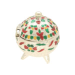 22 Grams Silver Enamel Haldi Kumkum Bharani