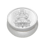 45 Grams Silver Ganesh Kumkum Box