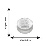 45 Grams Silver Ganesh Kumkum Box