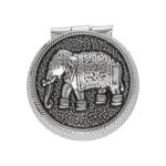 25 Grams Silver Antique Elephant kumkum bharani