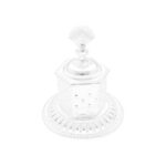 39 Grams Silver Peacock Lid Kumkum Bharni