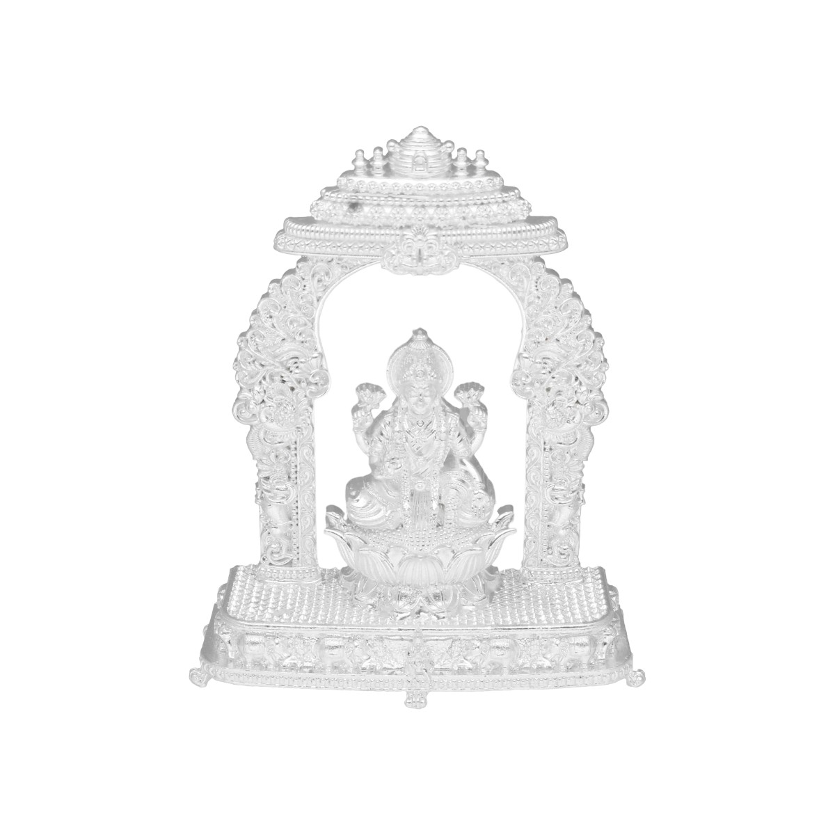 100 Grams Silver Temple Arch Lakshmi Idol