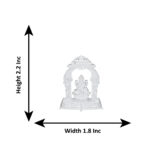 37 Grams Silver Goddess Lakshmi Idol with Arch For Home