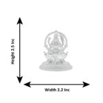 50 Grams Silver Sri Lalitha Devi Idol With kamaan