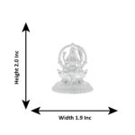 35 Grams Silver Lalitha Devi Idol With kamaan
