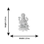 78 Grams Silver Padma Ganesha Idol