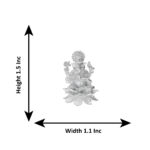 48 Grams Silver Siddhivinayak Ganesha Idol