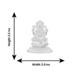 43 Grams Silver Lord Ganesh Idol