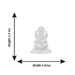 8 Grams Silver Almighty Lord Ganesh Idol