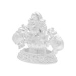 20 Grams Silver Goddess Maha Laxmi Idol with Elephants