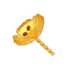 80 Grams Silver Small Set of 108 Flowers Golden