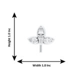 48 Grams Silver Belpatra Leaves For Shiva Puja