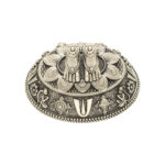 66 Grams Silver Lord Tirupati Balaji Feet Charan Paduka
