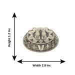 66 Grams Silver Lord Tirupati Balaji Feet Charan Paduka