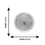 163 Grams Silver Shanku Chakra Namam Plate