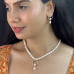 Opulent Pearl Necklace Set