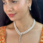 Dual Line Iconic Pearl Necklace Set