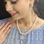 Sublime Shimmer Pearl Necklace Set
