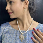Meena Pearl Necklace Set