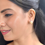 92.5 Silver Appealing Pink Pearl Studs
