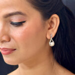 92.5 Silver Exclusive White Pearl Earrings