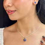 Trendy 925 Silver Pendant Set